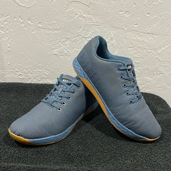 ?? NoBull Outwork Gym Running Training Sneakers Navy Blue Gum Men‎ Sz 12 - EUC main image 13